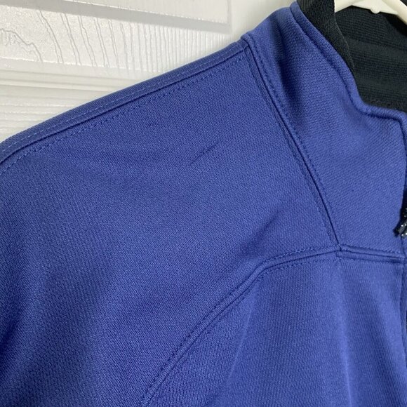 Mountain Hardwear Jacket Women’s Blue Outdoor Soft Shell Quarter Zip Vintage - Picture 11 of 12